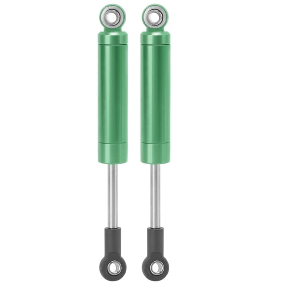 BIMZUC 2Pcs RC 92mm / 3.6 inches Aluminum Shocks Absorber Internal Spring Dampers for TRAXXAS SLASH 2WD RC Car, Green