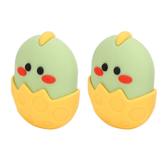 BIMZUC 2Pcs Silicone Ice Face Mold Yellow Chicken Shape Face Ice Roller Massager For Men Women Reducing Swelling Pain And Puffiness Skincare Tool (2.2 x 2.8 in / 5.5 x 7 cm)