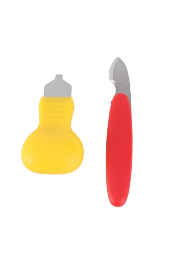 2pc Watch Case Opener Knife Set Watchmaker Jewelry Repair Pry Open Dial Tools for Quick Easy Battery Replacement Stainless Steel Back Remover Kits (5.12 inches / 13 cm)