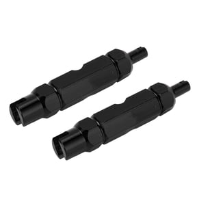 BIMZUC 2pcs Bike American Valve Core Double Head French Valve Core Remover Wrench Repair Tool Black (6 inches / 15.2 cm)