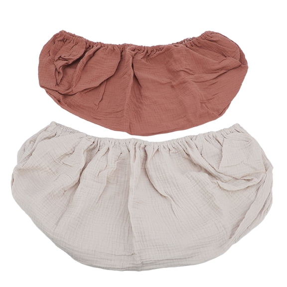 BIMZUC 2pcs Changing Pad Cover Soft & Breathable Diaper Changing Table Pad Cover Solid Color Changing Pad Sheets for Baby Nursery Room Coffee Apricot Cozy Design, 32x16 in / 81x40 cm