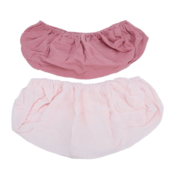 BIMZUC 2pcs Changing Pad Cover Soft Breathable Diaper Changing Table Pad Cover Solid Color Changing Pad Sheets for Baby Nursery Room Light Pink Ultra Soft Comfort, 32x16 in / 81x40 cm
