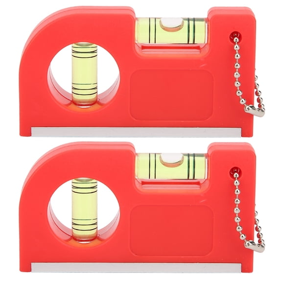 BIMZUC 2pcs Mini Magnetic Spirit Level Pocket Size Horizontal Measuring Tool with Aluminum Frame Lightweight Easy to Read Bubble Multi-Purpose for Home DIY Construction (3.94 in / 10 cm)