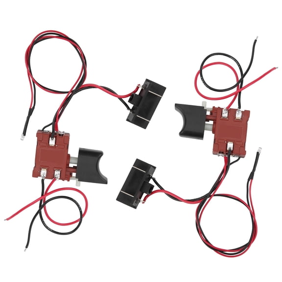 BIMZUC 2pcs Reciprocating Saw Switch Speed Control Trigger Switch Stepless Speed Regulation with Light for 12V-21V Universal Fitment Power Tool Accessory Replacements