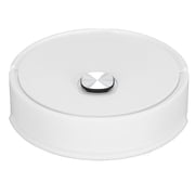 BIMZUC 3 in 1 Robot Vacuum Cleaner Anti Fall Smart Robotic Vacuum Strong Suction Obstacle Avoidance for Pet Hair Hardwood Floor Daily Cleaning 9.4x9.4 in / 24x24 cm White