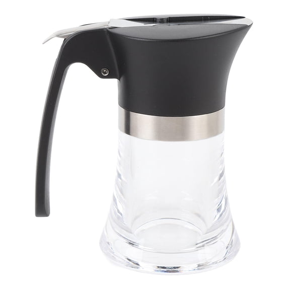 BIMZUC 3.38oz StainlessSteel Syrup Dispenser EasyClean Honey Jar for Chocolate, Peanut Butter, Maple & Caramel
