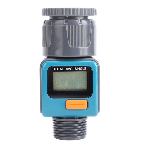 BIMZUC 3/4 Inch Digital Water Flowing Meter with LCD Display Backlight IPX6 Waterproof Fuel Flowmeter and Real Time Flowing Speed GPM/Liters Switching, 10 x 7 x 5 inches / 25.4 x 17.8 x 12.7 cm