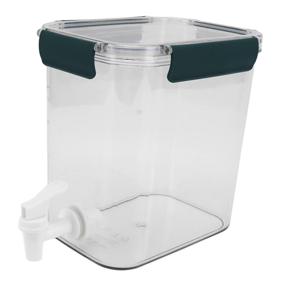 BIMZUC 3.5L PET Cold Kettle with Faucet MultiUse Fridge Beverage Dispenser for Water, Juice, Tea & Party Drinks