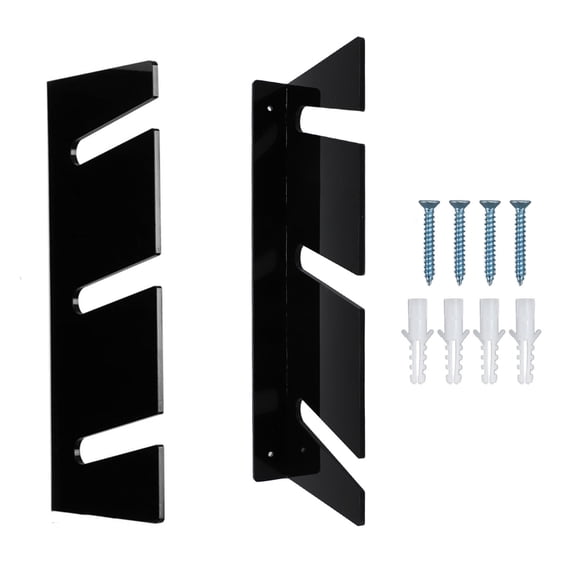 BIMZUC 3Layer Acrylic Skateboard & Snowboard Wall Rack 13.8" L x 5.9" W, 1.6" H, 1.1lb, Easy 5Minute Install, Versatile Storage for Boards