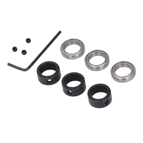 BIMZUC 3 Set Router Bit Bearing 1/4 Inch ID 1/2 Inch OD Carbide Milling Cutter Bearings for Woodworking Trimming Slotting Accessory