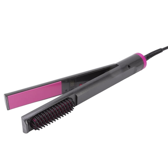 BIMZUC 3 in 1 Hair Curler Straightener with Comb Multifunction Electric Styling Iron Anti Scald Smooth Frizz 13.39 inches / 34 cm EU Plug[cite: 1]