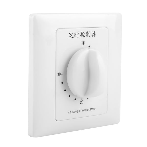 BIMZUC 30 Min Mechanical Water Pump Timer Switch 220V Countdown Controller for Home Appliance Energy Saving Control