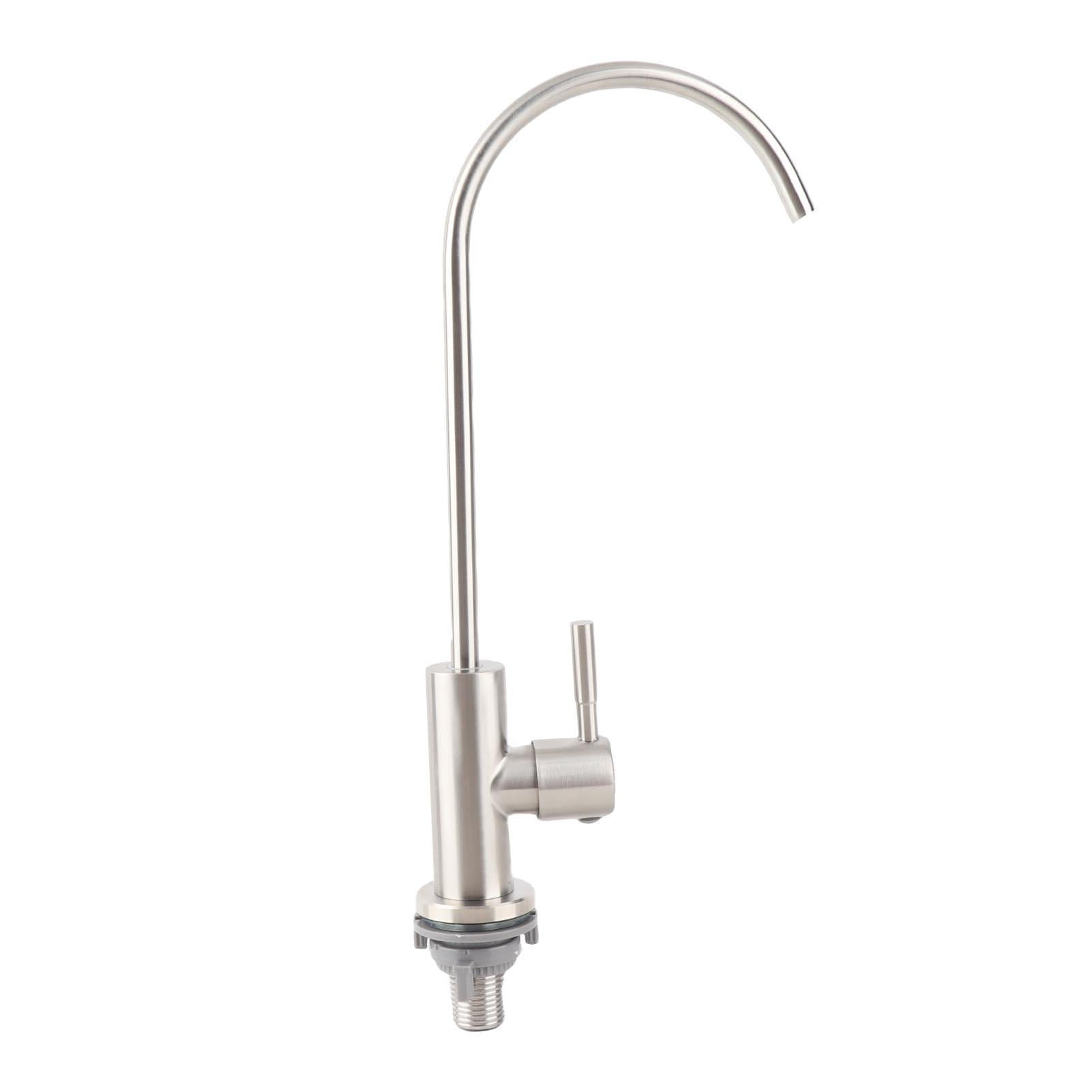 BIMZUC 304 Stainless Steel 360° Rotating Water Purifier Faucet – Thickened Design, Soft Water Bubbler for Kitchen & Living Room