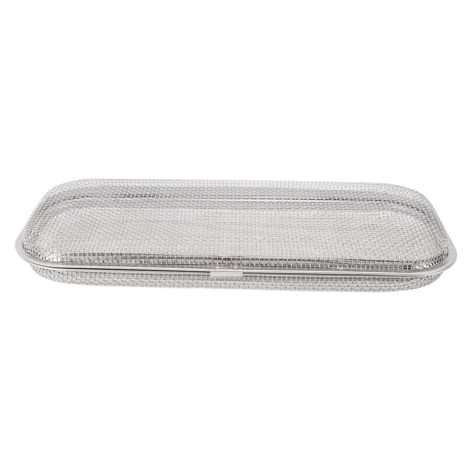 BIMZUC 304 Stainless Steel Dishwasher Utensil Basket – Compact 4.5x10.4x1.4in Mesh Holder for Spoons, Chopsticks & Forks, Durable & Space‑Saving