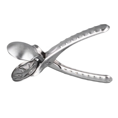 BIMZUC 304 Stainless Steel Portable Nutcracker – Ergonomic Chestnut Opener with Non-Slip Grip, Sharp Blade & Spring-Loaded Design