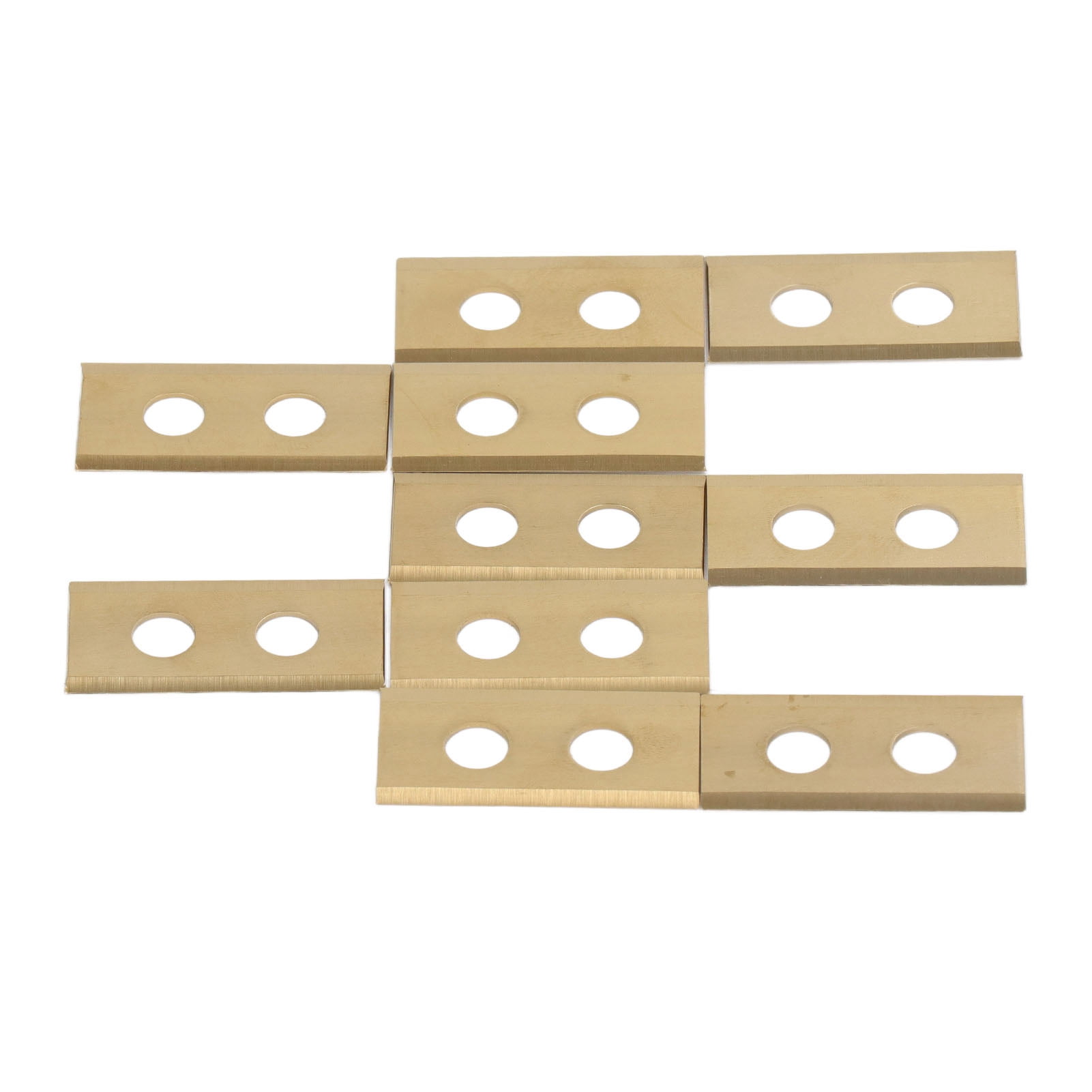 BIMZUC 30PCS Lawn Mower Endurance Blade Set, Stainless Steel Titanium Replacement Blades for Worx Landroid Robotic Mowers S300 S500i M500 M700 M1000i (1.4 x 0.8 inches / 3.5 x 2 cm)