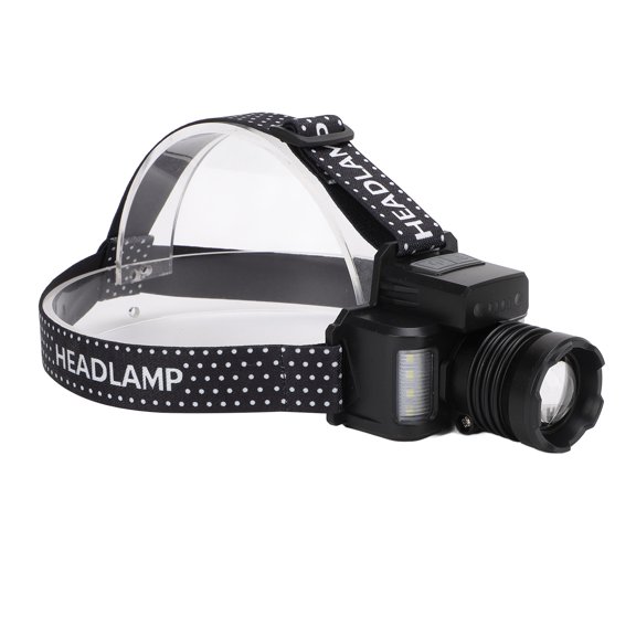 BIMZUC 30W LED Rechargeable Headlamp, Water Resistant Super Bright White Laser Zoomable Headlamp with Type-C Charging Indicator for Outdoor Camping Hiking, Black (4.33 inches / 11.00 cm)