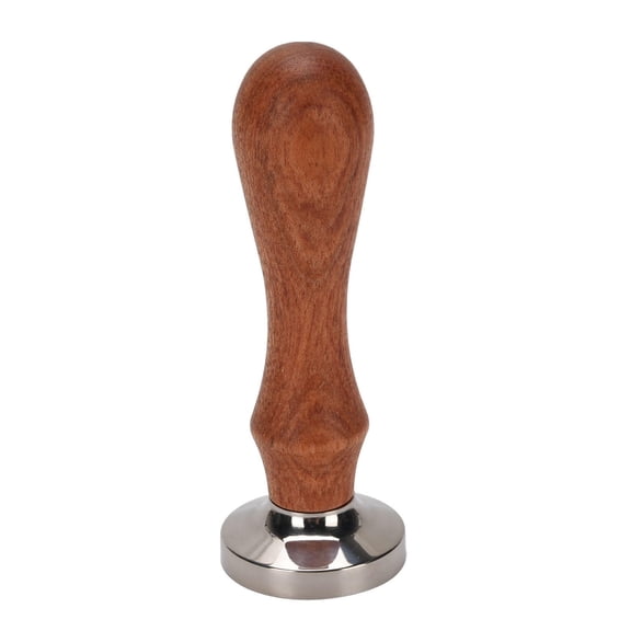BIMZUC 30mm Stainless Steel Coffee Tamper with Wooden Handle Durable, Stylish Ground Press Tool for Caf & Home Use