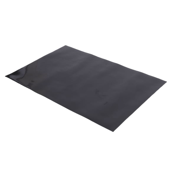 BIMZUC 36 x 23.6 Inch Silicone Mat for Kitchen Counter Heat Resistant Non-Slip Countertop Protector Pad Multi-Functional Large Drying Mat Solid Color Black (90 x 60 cm)