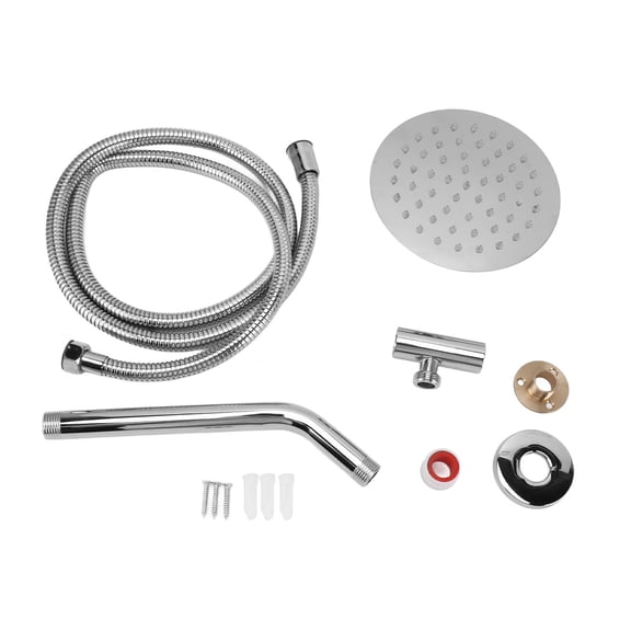 BIMZUC 360 Adjustable Stainless Steel WallMounted Shower Head  HighPressure, SpaceSaving, EnergyEfficient Bathroom Faucet Set
