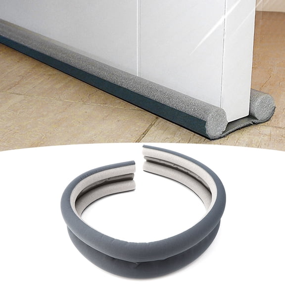 BIMZUC 37.2 Inches / 94.5 cm Flexible Under Door Draft Stopper Bottom Sealing Strip, Soundproof and Windproof Weather Stripping for Home Improvement