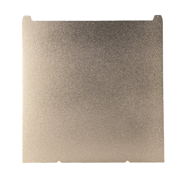 BIMZUC 3D Printer Build Plate Replacement for Ender-5 Maximum Double Sided PEI Textured Coating 16.34 inches / 415 mm Print Bed Platform Sheet Upgrade Gold Color No Magnetic Base