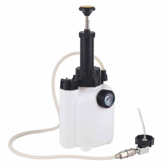 BIMZUC 3L Pneumatic Brake Clutch Bleeder Fluid Extractor Kit with 42mm Connector (16.54 inches)