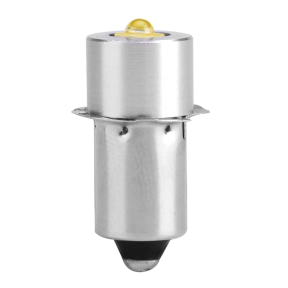 BIMZUC 3W P13.5S LED Flashlight Replacement Bulb, Torch Lamp Emergency Work Light, 160LM Brightness (White 3V), High Output Energy Saving Everyday Reliable Illuminator (1.57 inches / 4 cm)