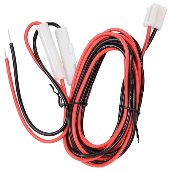 BIMZUC 3m Wireless Power Cord Cable Replacement for Walkie Talkie Icom IC-7000 Kenwood TS-480 Yaesu FT-450 Black and Red Power Supply Cord 118.1 inches / 300 cm