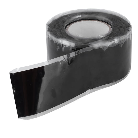BIMZUC 3meters Insulating Tape Silicone Self Adhesive Tape Flame Retardant Doublesided Tape High Temperature Resistant Tape for Pipe Leaks Emergency Repairs, 118.1 in / 300 cm, Black