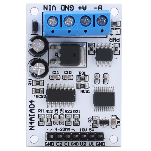 BIMZUC 4-20MA RS485 Voltage Current Analog Collector Acquisition ADC Modbus RTU Data Logger