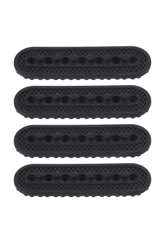 4Pack Silicone Hat Extender, 7Hole Snapback Strap for Baseball Caps, WeatherResistant & Adjustable