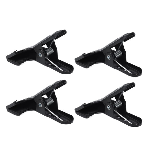 BIMZUC 4-Piece Heavy Duty Metal Spring Clamp Set, 3.11-Inch Wide Mouth A-Clips for Woodworking, Photography Backdrops & Home DIY Projects (10.7 cm / 4.21 inches)