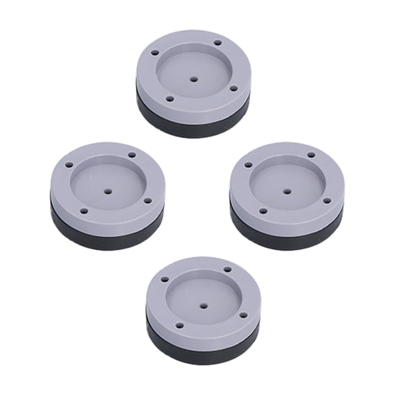 BIMZUC 4-Piece Non-Slip Anti Vibration Pads, Shock Absorbing Feet Pads for Automatic Washing Machine & Dryer, Universal Furniture Protection Mats, Gray, 2.4x2.4x0.8 inches / 6x6x2 cm[cite: 1]