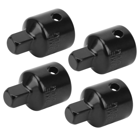 BIMZUC 4-Piece Socket Adapter Ratchet Wrench Conversion Head, 3/8-Inch M to 1/4-Inch S Drive, High Carbon Steel Repair Tool Hardware for Mechanics (1 in / 25.4 mm)