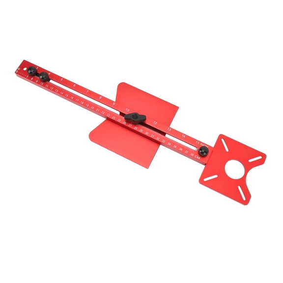 BIMZUC 4 in 1 Router Jig Circle Cutting Groove Milling Edges Trimming Backer Bracket Versatile Woodworking Slotting Locating Tool