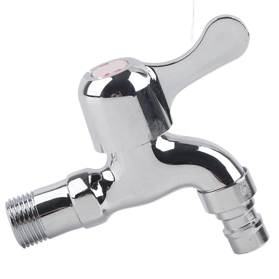 BIMZUC 4inch QuickOpen Copper WallMounted Faucet  Single Cold Water Tap for Laundry & Bathroom