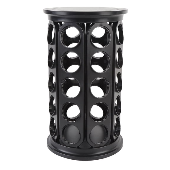 BIMZUC 40‑Cap Coffee Capsule Organizer – 360° Rotating Stand for KCUP Pods, Large Capacity, Stylish & Stable