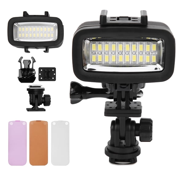 BIMZUC 40m Underwater Photography Fill Light Waterproof Diving Camera LED Video Light 5500K