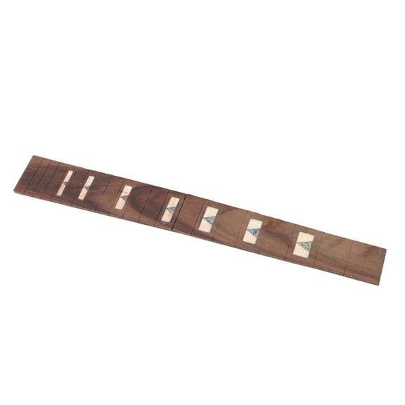 BIMZUC 41 Inch 20 Fret Wood Guitar Fretboard Shell Inlay Solid Rosewood Guitar Fingerboard Replacement Part for Acoustic Folding Guitars DIY Luthier Tool