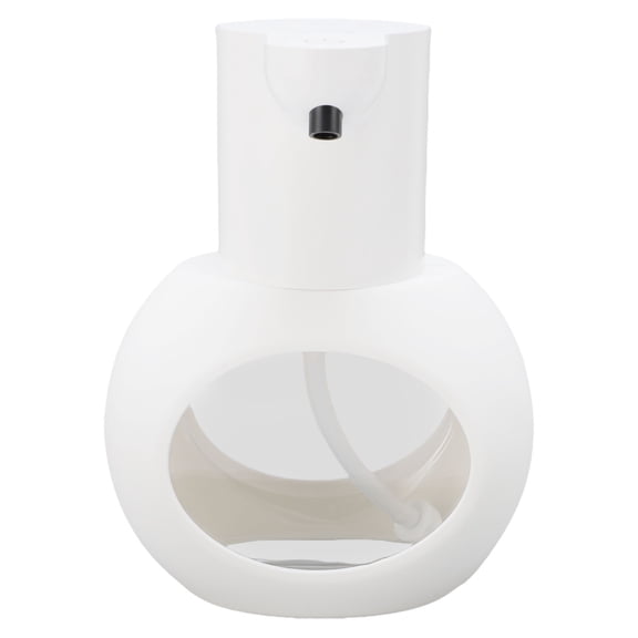 BIMZUC 420ml Automatic Foaming Soap Dispenser, Touchless Smart Sensor with 4 Modes & USB-C Charging, for Bathroom Kitchen White