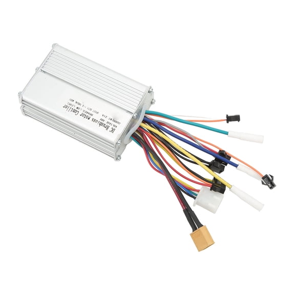 BIMZUC 48V Brushless Motor Controller 21A Sensitive Control Aluminum Alloy DC Brushless Speed Controller for Electric Scooter E-Bike Cycling Upgrade Kit (20 inches / 50.8 cm)