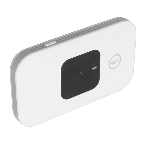 BIMZUC 4G LTE Mobile WiFi Hotspot Portable Network Router Support 10 Users 2100mAh Battery Downlink 150Mbps for Laptop Cell Phone Asia Africa Middle East Travel (4.33 inches / 11 cm White)