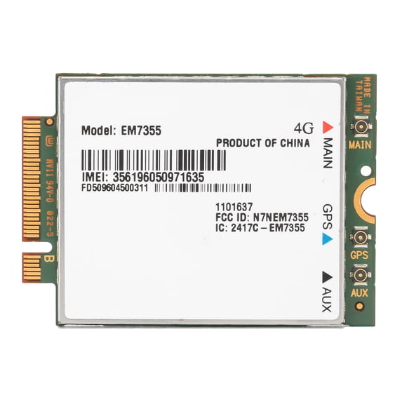 BIMZUC 4G LTE Module Built-In NGFF WWAN Card 100 Mbps Download High-Speed Universal Network Adapter for Enhanced Wireless Connectivity and Reliable Internet Access (6 inches / 15.2 cm)