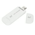 thumbnail image 1 of BIMZUC 4G LTE USB Modem WiFi Hotspot, Portable Mobile Wireless Network Mini Router with Micro SIM Card Slot for Travel, Up to 150Mbps DL Data Transfer Rate, Supports Up to 10 Users, White, 1 Count, 1 of 9