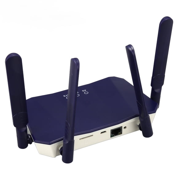 BIMZUC 4G LTE Wireless Router 300Mbps Mobile WiFi Hotspot, Micro SIM Slot, UK Plug (8.27 in / 21 cm)