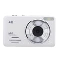 thumbnail image 1 of BIMZUC 4K 64MP Digital Camera with 18X Zoom, Compact Vlogging Point and Shoot Video Camera for Photography, 2.88 Inch Screen, Auto Focus, Portable, White, 1 of 5