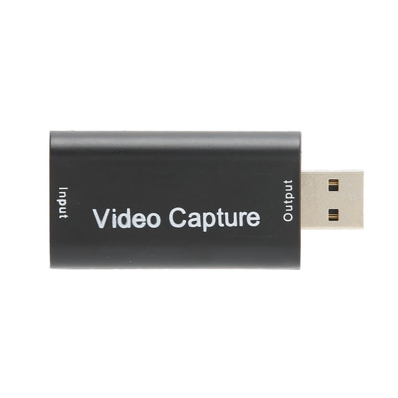 BIMZUC 4K HD Multimedia Interface Video Capture Card Recording Box Equipment Accessory for PS4 DVD, USB Video Capture Adapter for Gaming Streaming Live Broadcasting, 1080P Output PC Laptop Mac