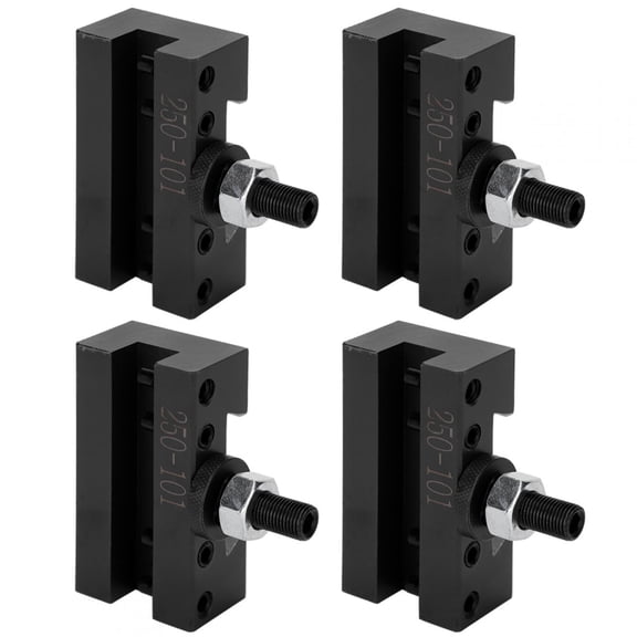 BIMZUC 4Pcs Quick Changing Boring Tool Set, High Hardness High Carbon Steel CNC Fixture 250-101 for Lathe, Professional Home Improvement Tool Accessories, Precision Engineered (5.12 in / 13.00 cm)