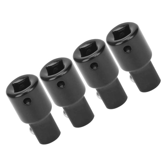 BIMZUC 4Pcs Socket Adapter High Carbon Steel Ratchet Wrench Drive Socket Conversion Tool 1/4 to 3/8